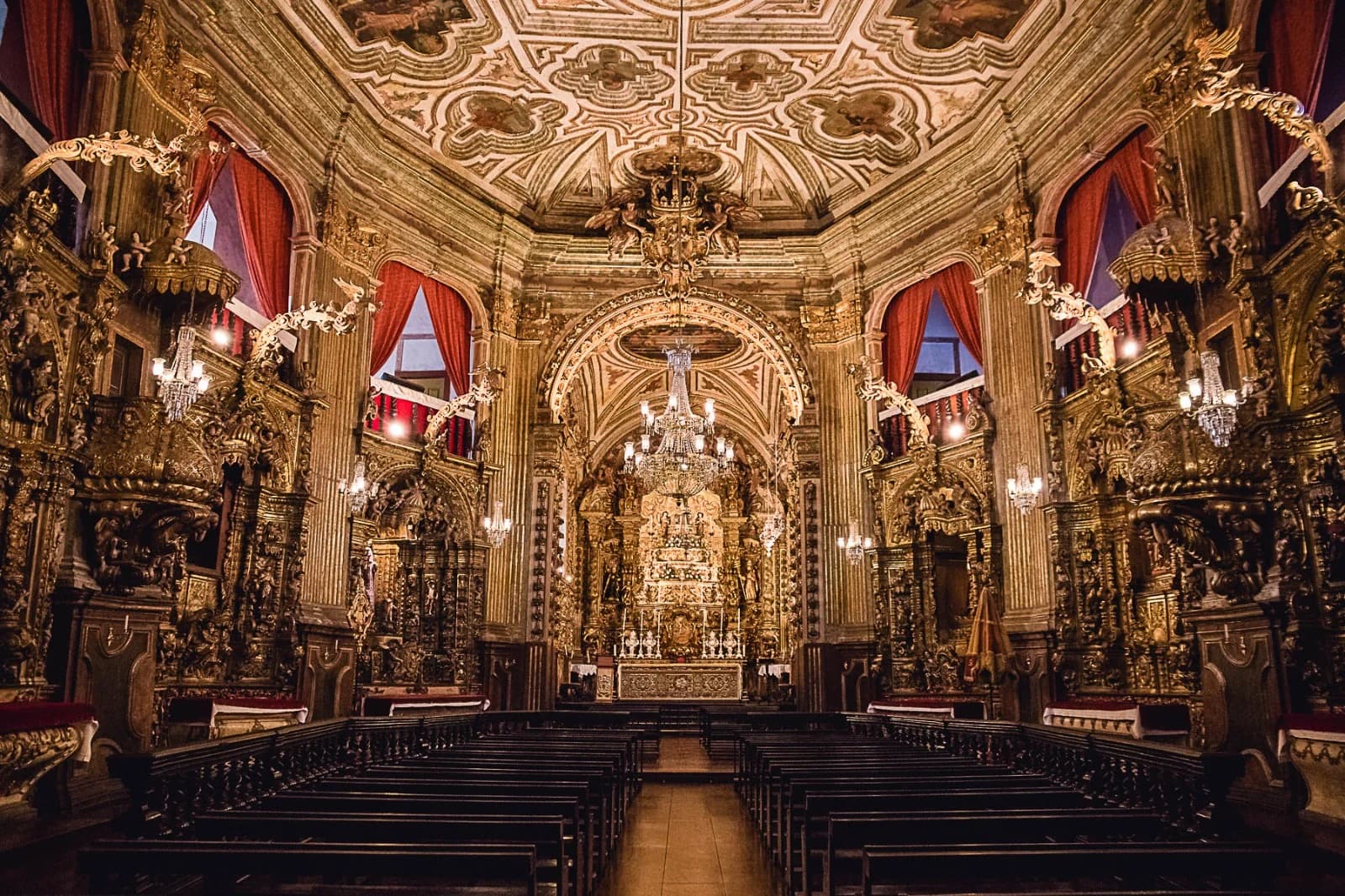 Detalhe do Museu de Arte Sacra de Ouro Preto no subsolo da Basílica do Pilar.